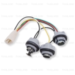 ขั้วไฟท้าย 1 ชิ้น สีขาว,เทา สำหรับ Mitsubishi Strada L200 ปี 1996-2004